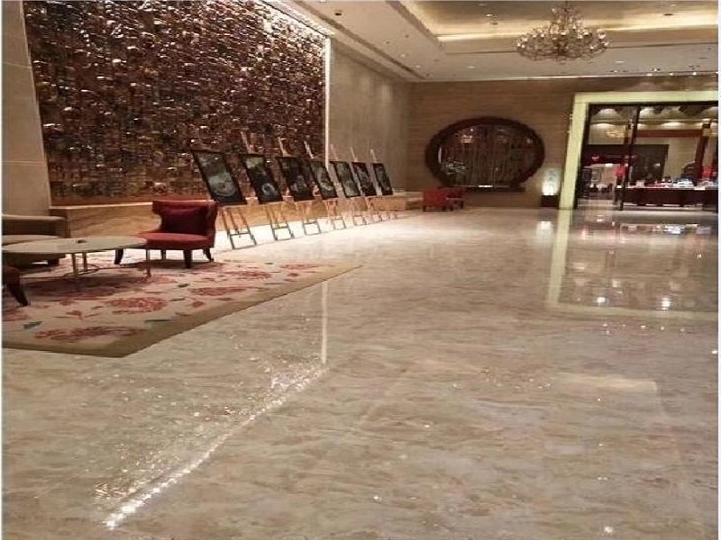 beige marble flooring