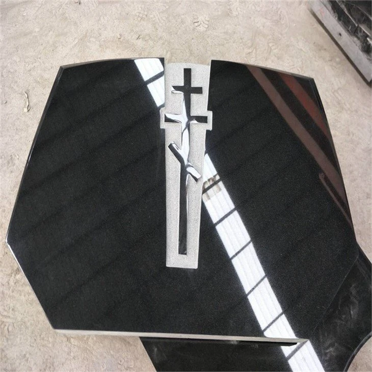 Tombstone cross headstone