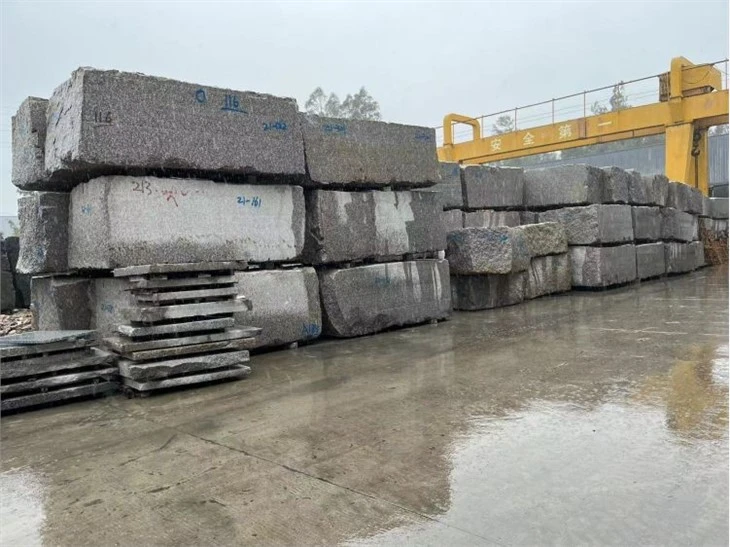 Pink Granite blocks